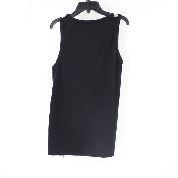 Barbara Bui Top Women XS Cotton Silk Ruffle Sleeveless Side Zip Crew Neck - Picture 5 of 11